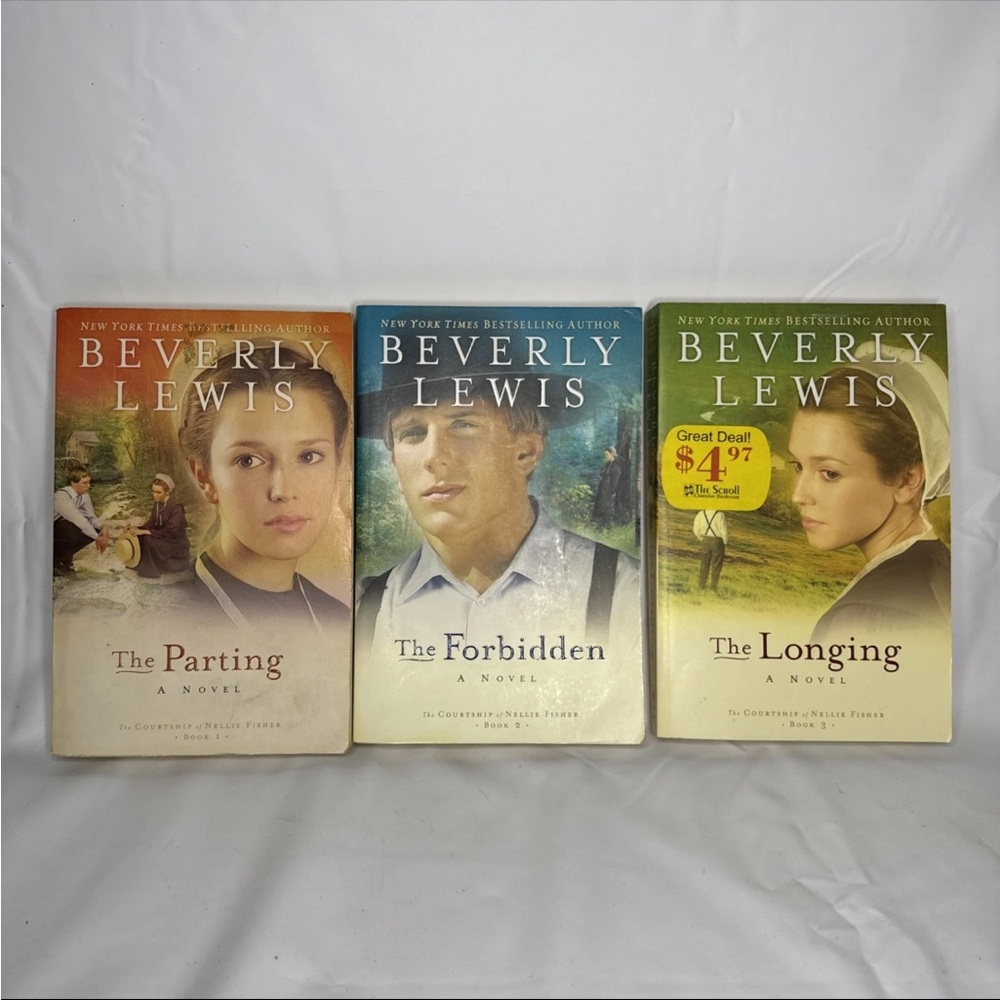 Beverly Lewis Novel Set - The Parting, The Forbidden, The Longing